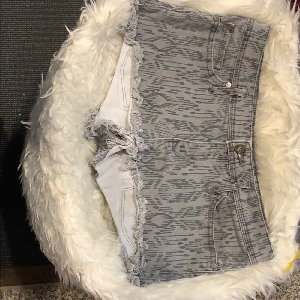 Low-rise Roxy Jean shorts